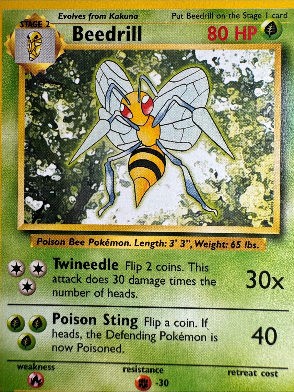 Beedrill #17/Pokemon Base Set - Picture 6 of 15